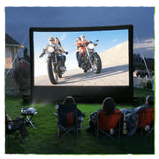 Large Outdoor Movie Screen