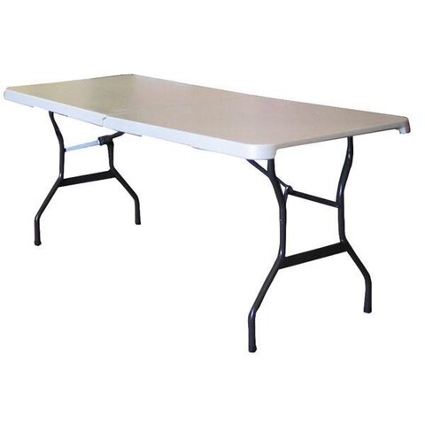 White Resin Rectangular Table 