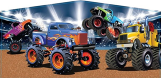 Monster Trucks Theme - Art Panel / Banner