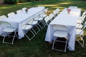 Tent Table And Chair rentals