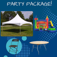 Combo Bounce House Tent Package