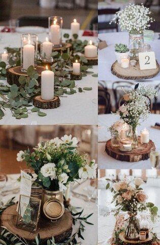 Oak Centerpiece