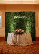 Boxwood Greenery Wall