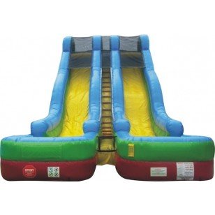 28 ft. Vertical Rush Dual Lane Water Slide 