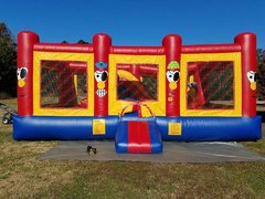 Bounce House with Slide. Huge Toddler Playground.
