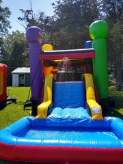 Ninja bounce house/waterslide