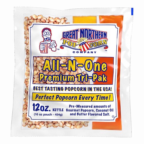 All in One premium popcorn