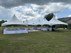  Wedding Tent Installations (50–200 Guests) Elegant tent installations for wedding ceremonies and receptions.