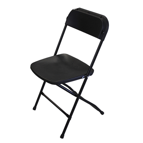  Black poly Folding Chair