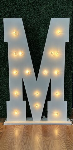 Marquee Letter M