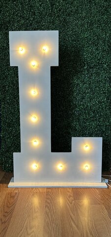 Marquee Letter L
