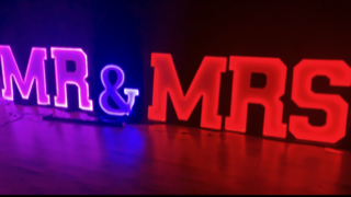 Marquee MR & MRS led