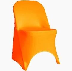 Spandex folding chair cover Orange