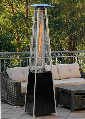 HEAT-GLASS TUBE PATIO HEATER-INCL-PROPANE