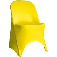 Spandex folding chair cover Yellow