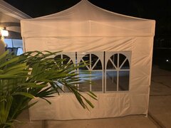 Tent Cathedral window for 10x10 canopy