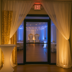 Grand Wedding Entrance & Reception Setup – Canvas Events by NTPR