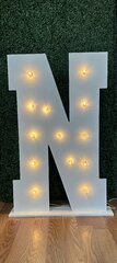Marquee Letter N