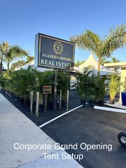 Grand Opening Package – $495
Ballast Installation (Hard Surface): $140 for 20x20 tent