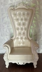 CHAIR-THRONE-WHITE ON WHITE