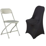 Chair cover black