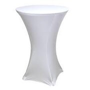 30' x 30' Cocktail Table Spandex - White