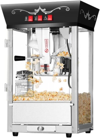 Popcorn Machine 8oz Popper with Stainless-Steel Kettle