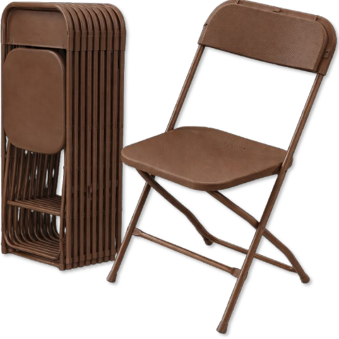 Plastic Brown Chairs