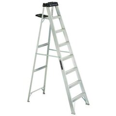 8' Aluminum Step Ladder Max Working Length
