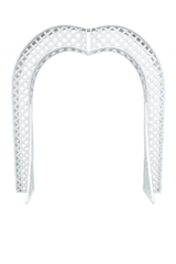 8FT Lattice Arch White