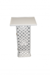 White Lattice Podium 44'