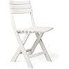 WHITE RESIN FOLDING CHAIR