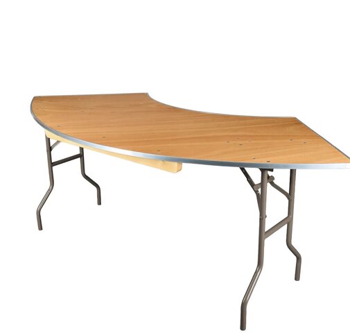 Serpentine table 7’ (84”x30”)