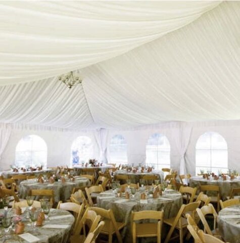 Tent Liner/drapery for 40x40 frame tent