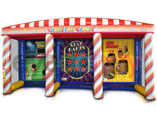 Classic carnival game setup from Party Time Rentals in New Jersey Classic carnival game setup from Party Time Rentals in New Jersey