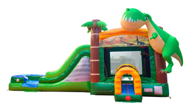 Jurassic Jump Bounce House/Slide Combo