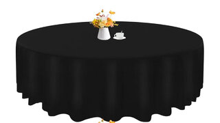 Black tables cloth 90in 