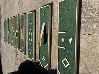Miniature Golf 3 Hole Set