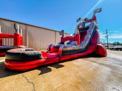 25ft Pirate Slide with pool (slip n slide not included)