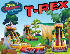 20ft T-Rex Water Slide