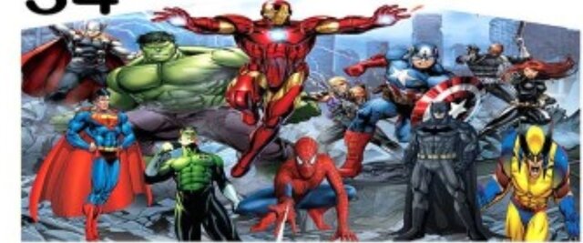 Super heros panel