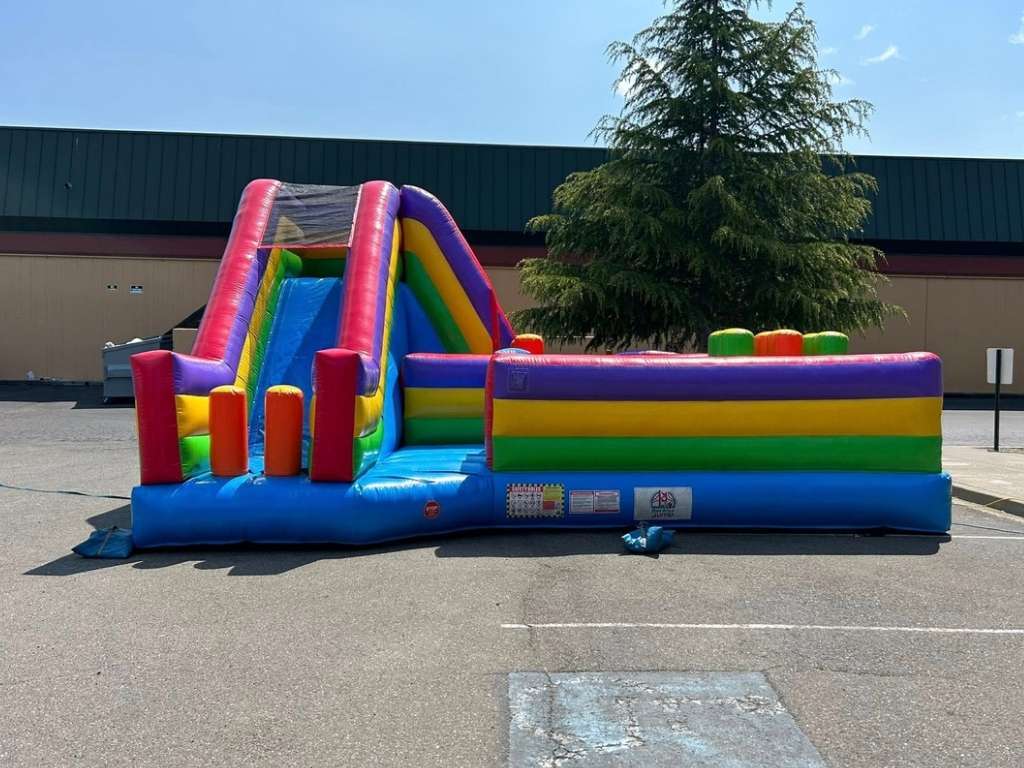 inflatable obstacle course rented in Rohnert Park, Ca
