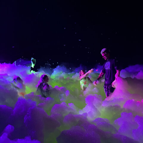 Glow in the Dark Foam Party