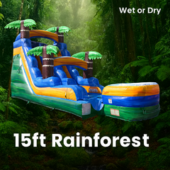 15ft Rainforest Wet/Dry Slide