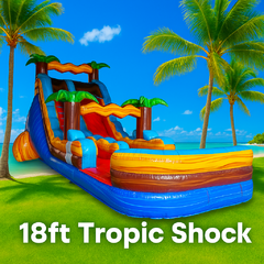 18ft Tropic Shock Water Slide