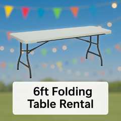 6ft Folding Table