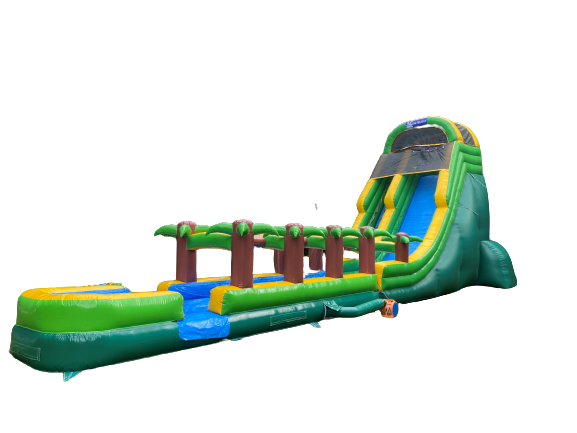 24ft Tropical Waterslide & Slip N Slide