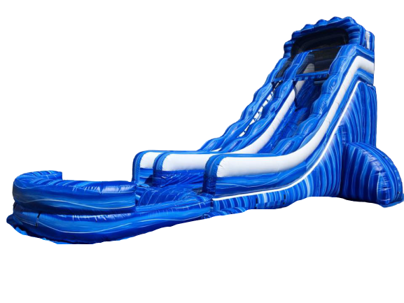 24ft Blue Tycoon Waterslide