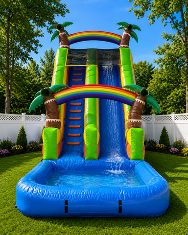18ft Island Splash Waterslide