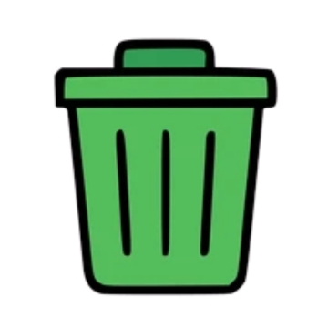 Dumpster rental icon